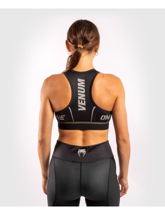 Top Choice Venum ONE FC Impact Sport Bra - Black/Khaki Immediate Availability