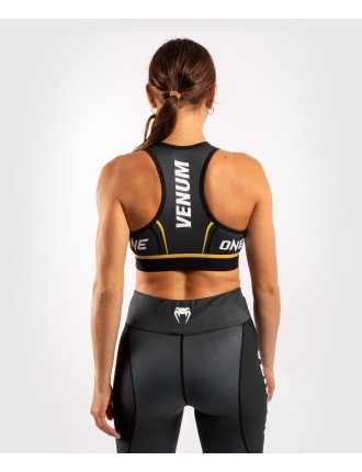 Top Choice Venum ONE FC Impact Sport Bra - Grey/Yellow Just Launched