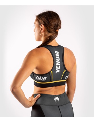 Top Choice Venum ONE FC Impact Sport Bra - Grey/Yellow Just Launched