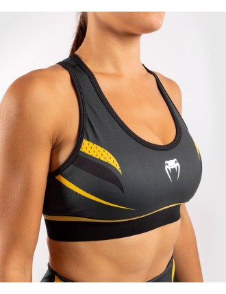 Top Choice Venum ONE FC Impact Sport Bra - Grey/Yellow Just Launched