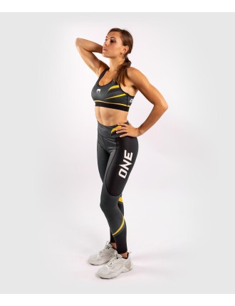 Top Choice Venum ONE FC Impact Sport Bra - Grey/Yellow Just Launched