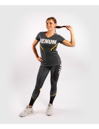 Top Choice Venum ONE FC Impact T-shirt - for women - Grey/Yellow New Collection