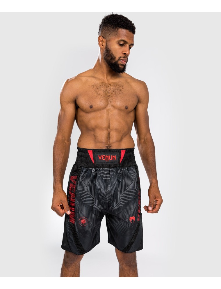 Top Choice Venum Phantom Boxing Shorts - Black/Red Immediate Availability