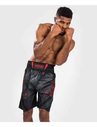 Top Choice Venum Phantom Boxing Shorts - Black/Red Immediate Availability