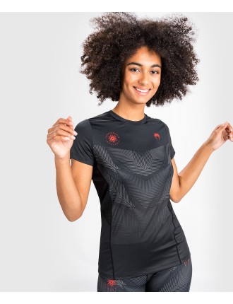 Top Choice Venum Phantom Dry Tech T-Shirt - For Women - Black/Red Hot New Item