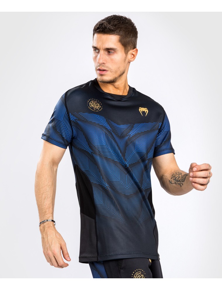 Top Choice Venum Phantom Loma Dry Tech T-shirt - Black/Blue On Hand Now