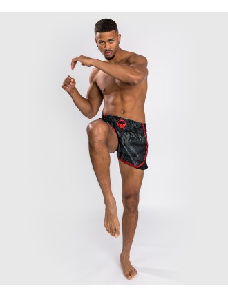 Top Choice Venum Phantom Muay Thai Shorts - Black/Red Immediate Availability