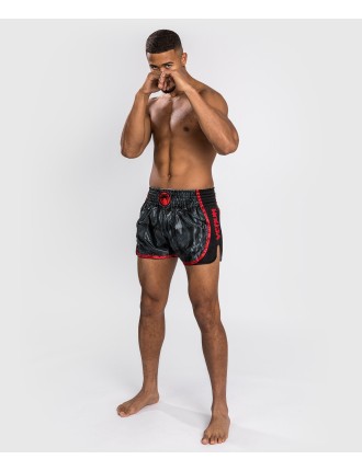 Top Choice Venum Phantom Muay Thai Shorts - Black/Red Immediate Availability