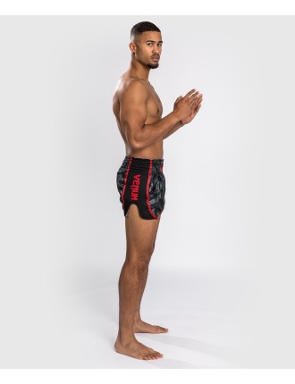 Top Choice Venum Phantom Muay Thai Shorts - Black/Red Immediate Availability