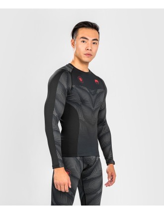 Top Choice Venum Phantom Rashguard Long Sleeves - Black/Red Just Launched