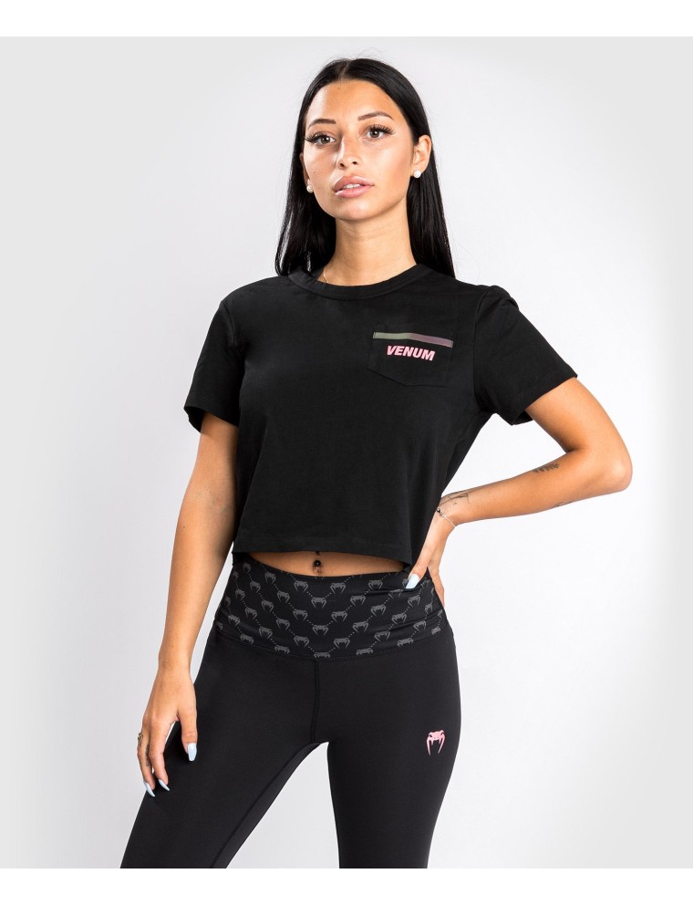 Top Choice Venum Pink Pocket T-Shirt - For Women - Black/Pink Gold Available for Immediate Shipping