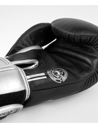 Top Choice Venum Power 2.0 Boxing Gloves - Black/Silver Fresh Release