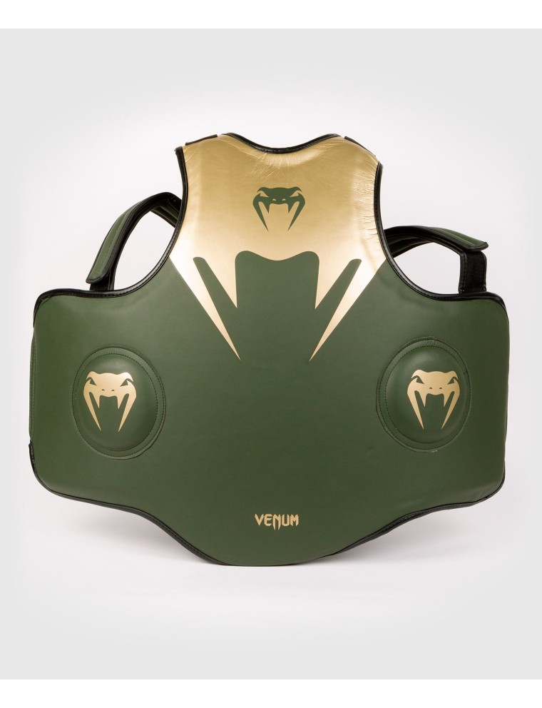 Top Choice Venum Pro Boxing Body Protector - Khaki/Gold Ready for Shipment