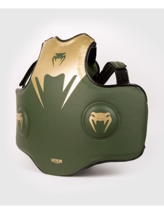 Top Choice Venum Pro Boxing Body Protector - Khaki/Gold Ready for Shipment