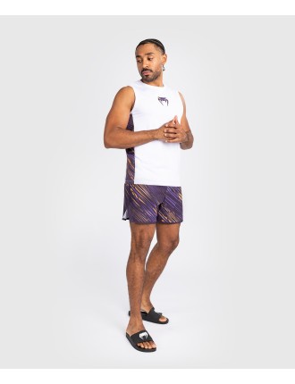 Top Choice Venum Rapid Men Tank Top - White/Deep Purple