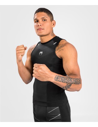 Top Choice Venum Rashguard Sleevless Biomecha - Black/Grey On Hand Now