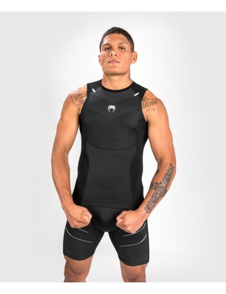 Top Choice Venum Rashguard Sleevless Biomecha - Black/Grey On Hand Now