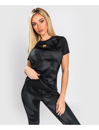 Top Choice Venum Razor Dry Tech T-Shirt - For Women - Black/Gold Hot New Item