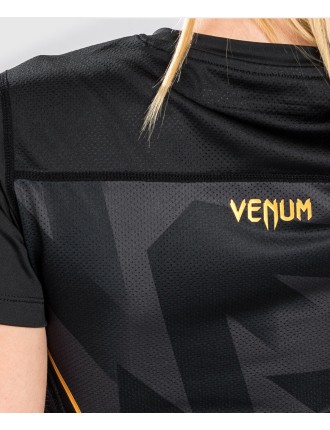 Top Choice Venum Razor Dry Tech T-Shirt - For Women - Black/Gold Hot New Item