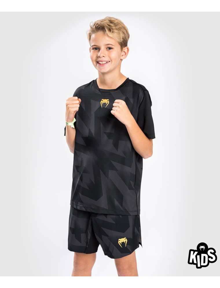 Top Choice Venum Razor Dry Tech T-Shirt - For Kids - Black/Gold New Collection