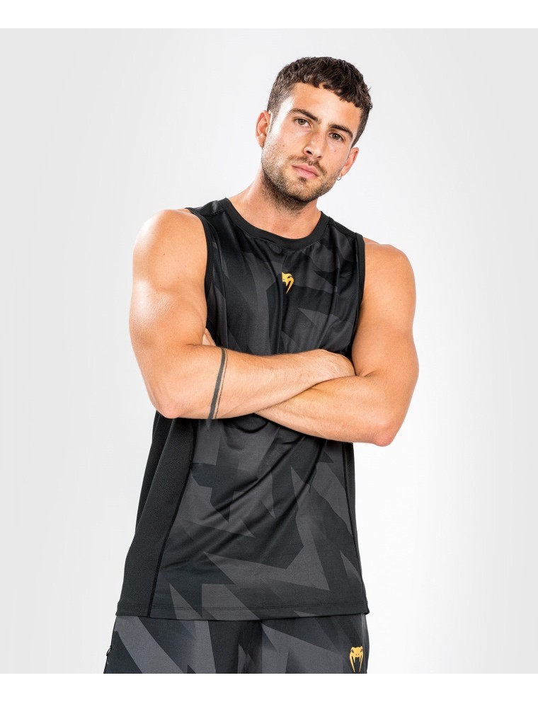 Top Choice Venum Razor Dry Tech Tank Top - Black/Gold New Stock