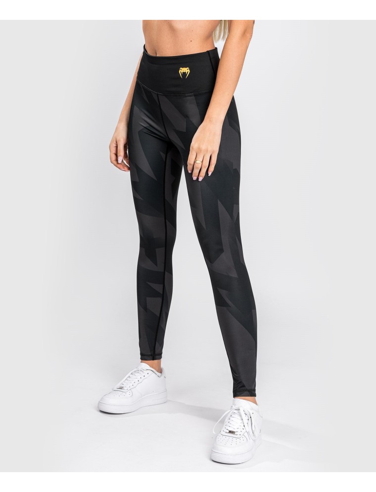 Top Choice Venum Razor Leggings - For Women - Black/Gold Fresh Release