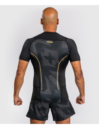 Top Choice Venum Razor Rashguard Short Sleeves - Black/Gold