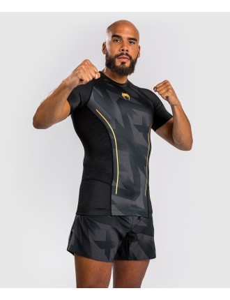 Top Choice Venum Razor Rashguard Short Sleeves - Black/Gold