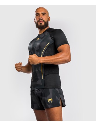 Top Choice Venum Razor Rashguard Short Sleeves - Black/Gold