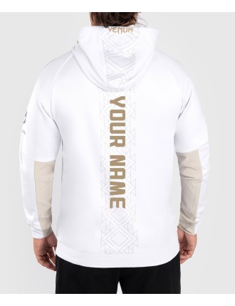 Top Choice UFC Noche by Venum Personalized Authentic Fight Night Men's Walkout Hoodie - White Immediate Availability