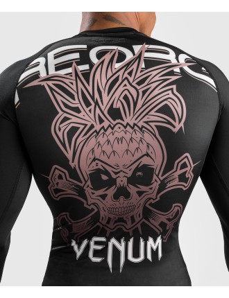 Top Choice Venum Reorg Rashguard Long Sleeves - Black Fresh Release