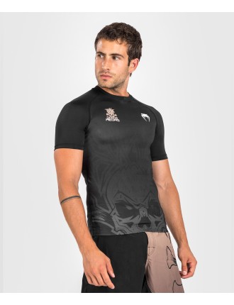 Top Choice Venum Reorg Rashguard - Short Sleeves - Black Limited Stock