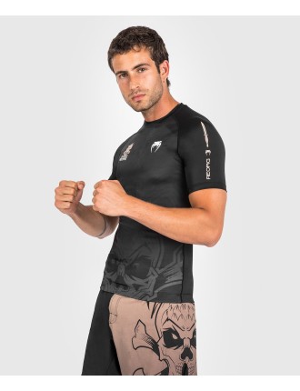 Top Choice Venum Reorg Rashguard - Short Sleeves - Black Limited Stock