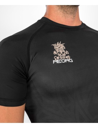 Top Choice Venum Reorg Rashguard - Short Sleeves - Black Limited Stock