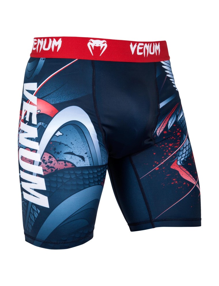 Top Choice Venum Rooster Compression Shorts - Navy Blue/Orange Hot New Item