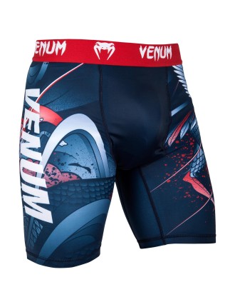 Top Choice Venum Rooster Compression Shorts - Navy Blue/Orange Hot New Item