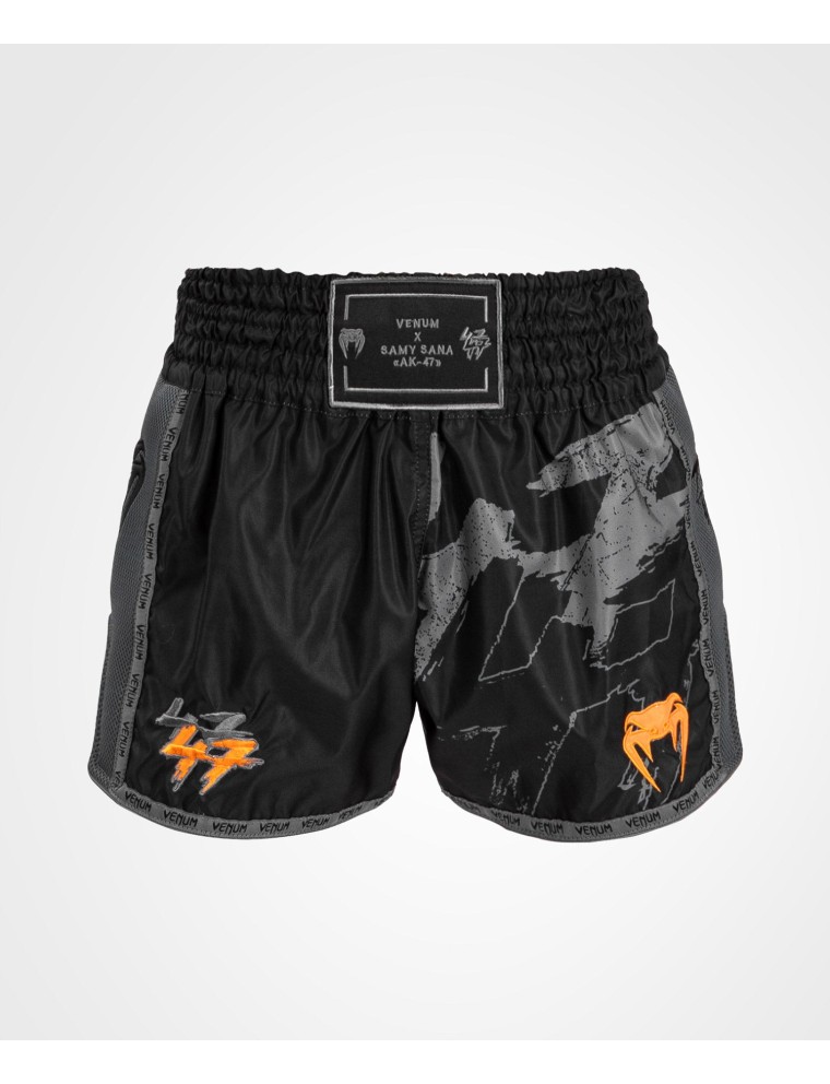 Top Choice Venum S47 Muay Tha? Short - Black/Orange