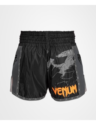 Top Choice Venum S47 Muay Tha? Short - Black/Orange