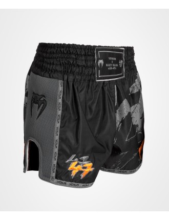 Top Choice Venum S47 Muay Tha? Short - Black/Orange