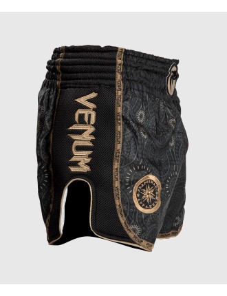 Top Choice Venum Santa Muerte Dark Side - Muay Thai Shorts - Black/Brown Just Launched