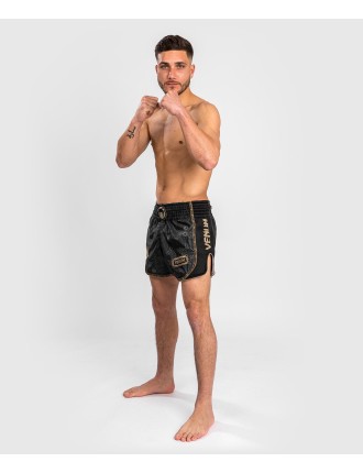 Top Choice Venum Santa Muerte Dark Side - Muay Thai Shorts - Black/Brown Just Launched