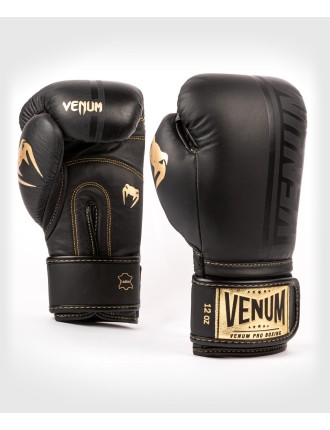 Top Choice Venum Shield Pro Boxing Gloves Velcro - Black/Black-Gold Available for Immediate Shipping