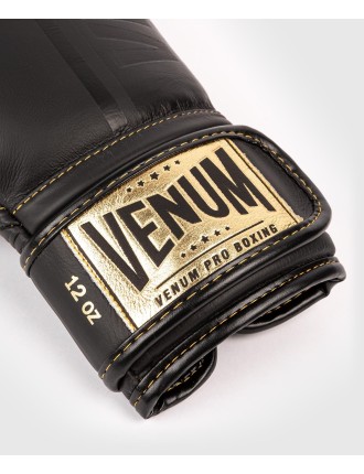 Top Choice Venum Shield Pro Boxing Gloves Velcro - Black/Black-Gold Available for Immediate Shipping