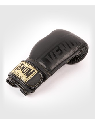 Top Choice Venum Shield Pro Boxing Gloves Velcro - Black/Black-Gold Available for Immediate Shipping