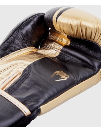 Top Choice Venum Shield Pro Boxing Gloves Velcro - Black/Gold New Release