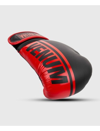 Top Choice Venum Shield Pro Boxing Gloves Velcro - Black/Red