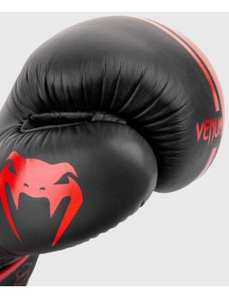 Top Choice Venum Shield Pro Boxing Gloves Velcro - Black/Red