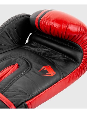 Top Choice Venum Shield Pro Boxing Gloves Velcro - Black/Red