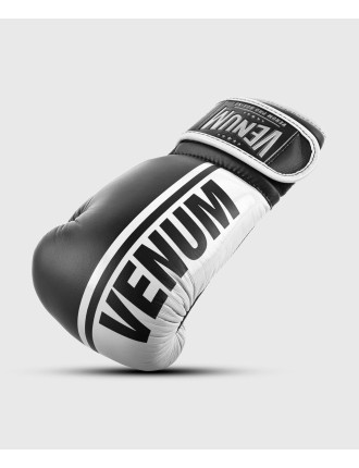 Top Choice Venum Shield Pro Boxing Gloves Velcro - Black/White Latest Edition