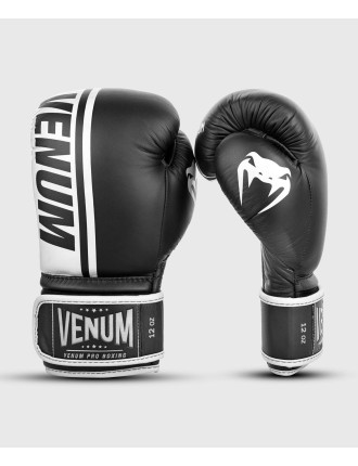 Top Choice Venum Shield Pro Boxing Gloves Velcro - Black/White Latest Edition